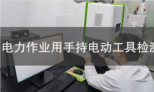 電力作業(yè)用手持電動工具檢測
