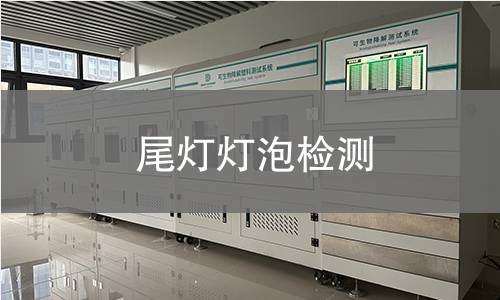 尾燈燈泡檢測