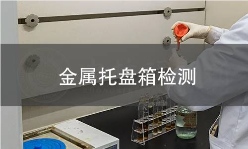 金屬托盤(pán)箱檢測(cè)