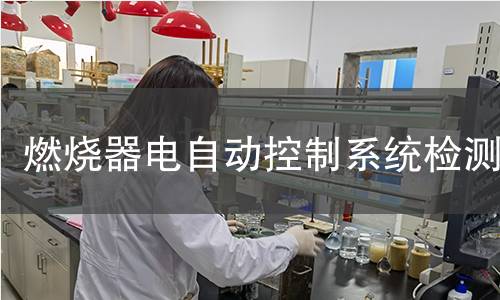 燃燒器電自動控制系統(tǒng)檢測