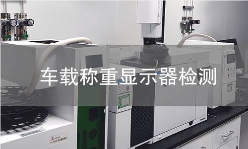 車載稱重顯示器檢測(cè)