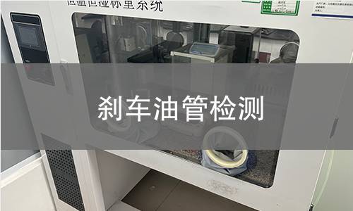 剎車(chē)油管檢測(cè)