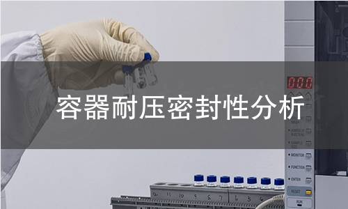 容器耐壓密封性分析