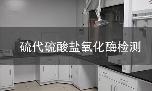  硫代硫酸鹽氧化酶檢測