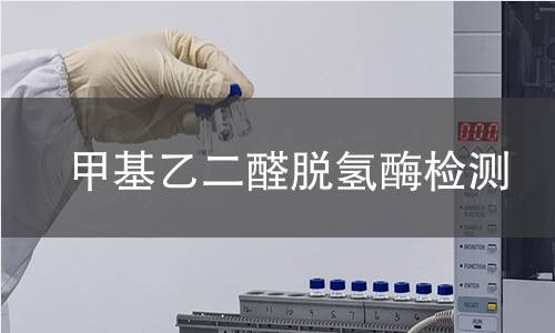 甲基乙二醛脫氫酶檢測